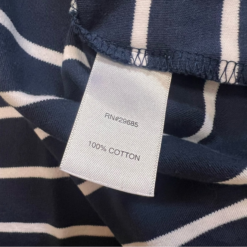 Pendleton Marseille Stripe Women's three quarter shirt, envelope neck, size M - Picture 8 of 10